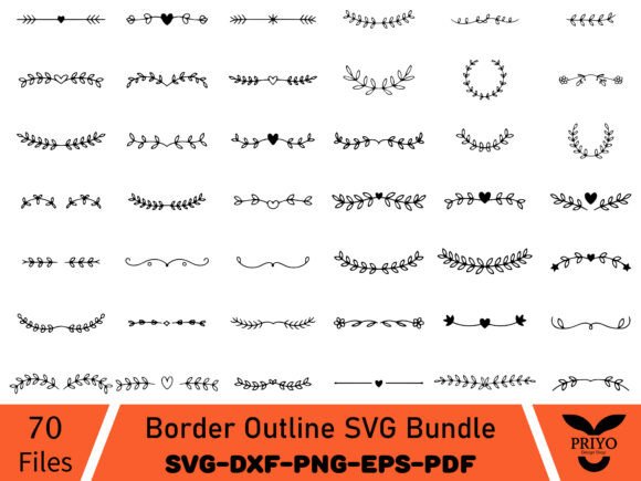 Border Outline SVG Bundle Review