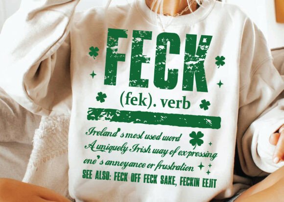 Feck Irish Png, St Patrick’s Day Png Svg
