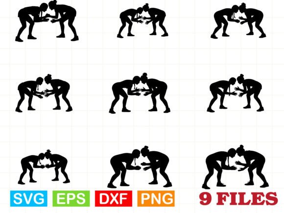 Female Wrestling SVG Bundle