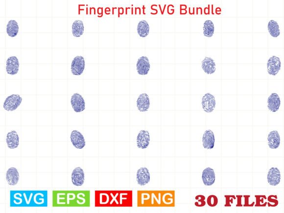 Fingerprint SVG Bundle Review