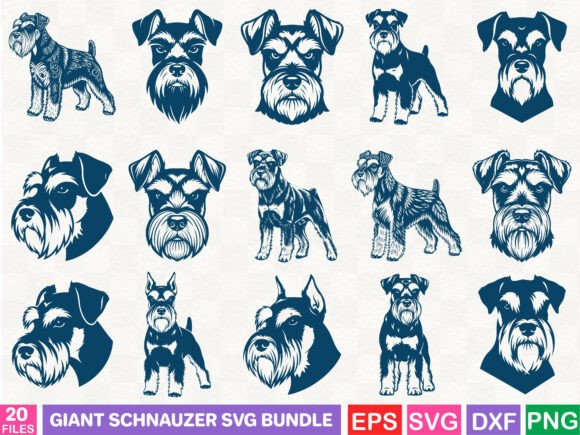 Giant Schnauzer SVG Bundle Review