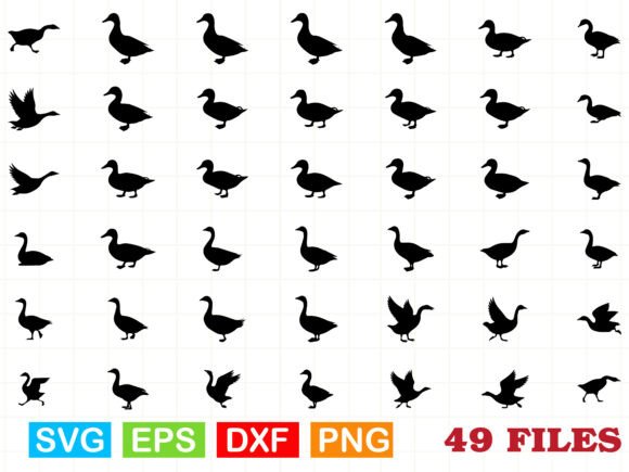 Goose Silhouette Svg Bundle