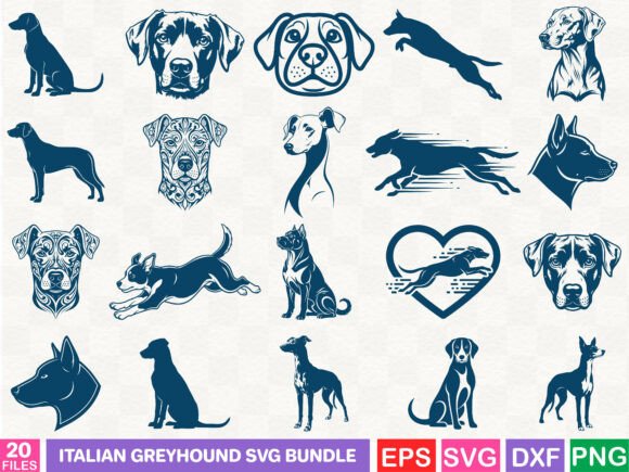 Italian Greyhound SVG Bundle Review