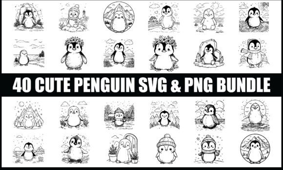 Penguin SVG PNG Bundle Review