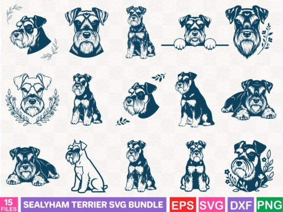 Sealyham Terrier SVG Bundle